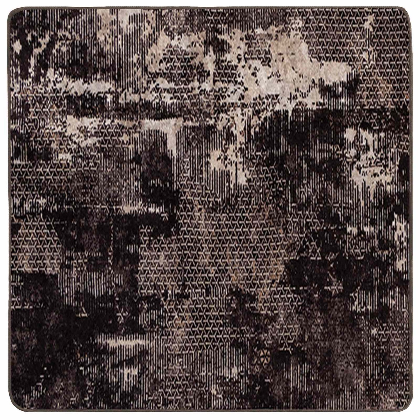 Kilimėlis MARSA Juodas 100 x 100 cm Poliesteris ir PVC