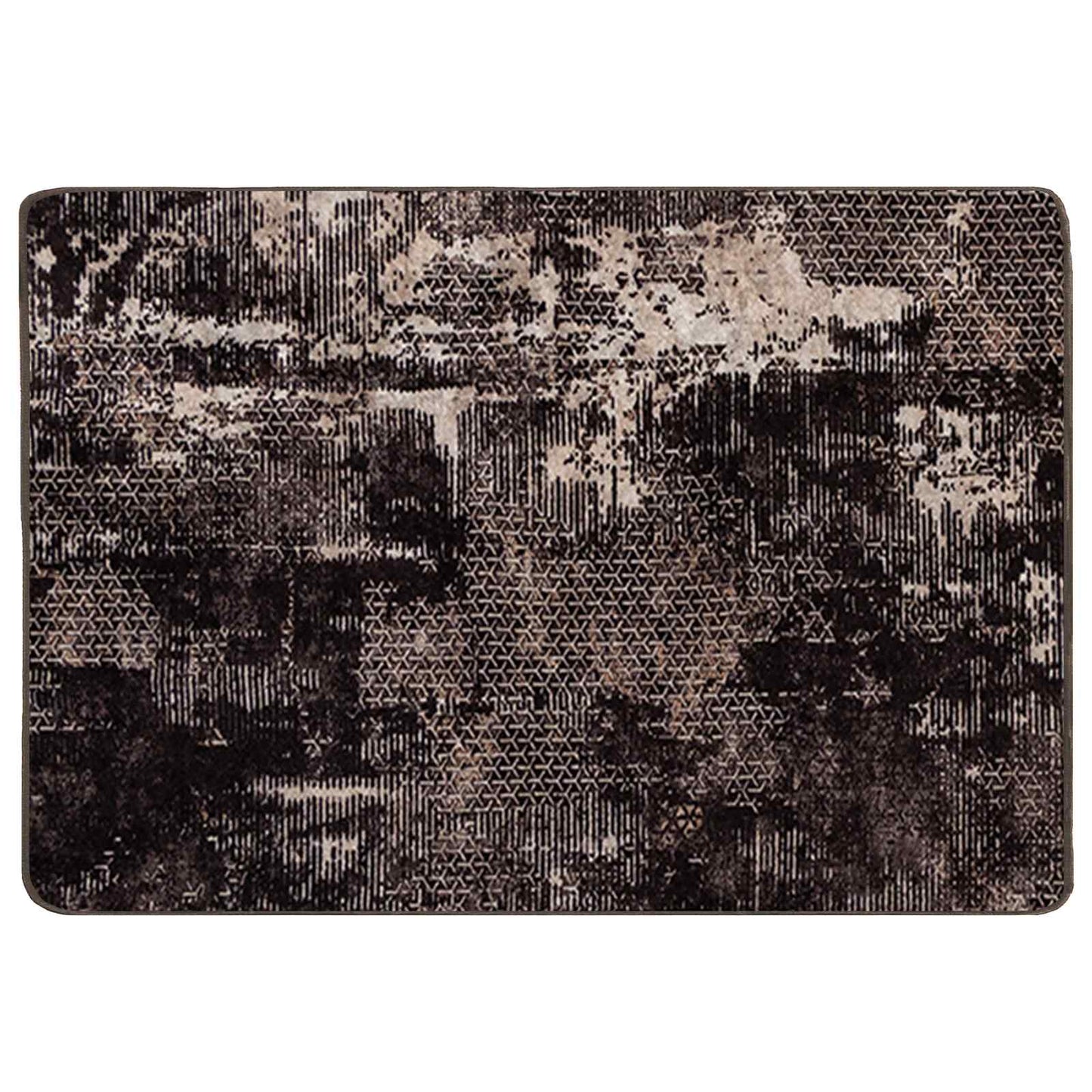 Kilimėlis MARSA Juodas 100 x 150 cm Poliesteris ir PVC
