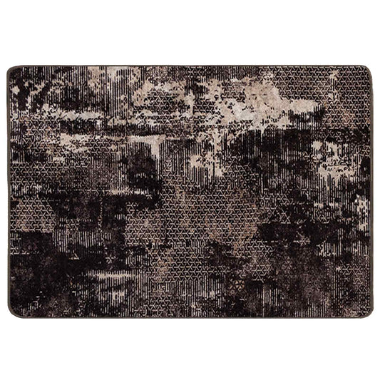 Kilimėlis MARSA Juodas 100 x 150 cm Poliesteris ir PVC