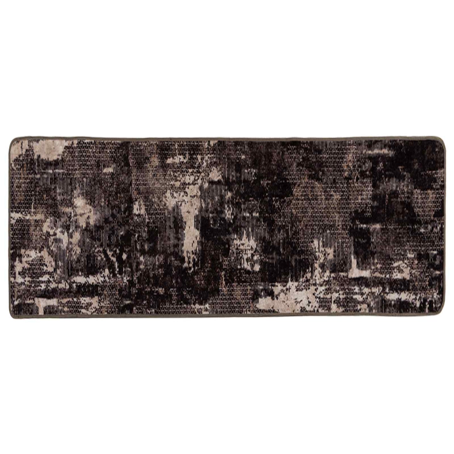 Kilimėlis MARSA Juodas 100 x 200 cm Poliesteris ir PVC