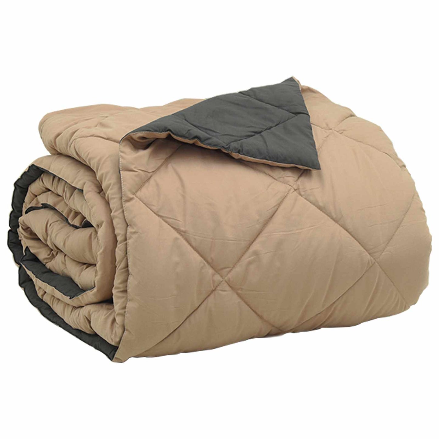 Vasaros antklodė Antracito ir taupe 200 x 200 cm Mikropluoštas