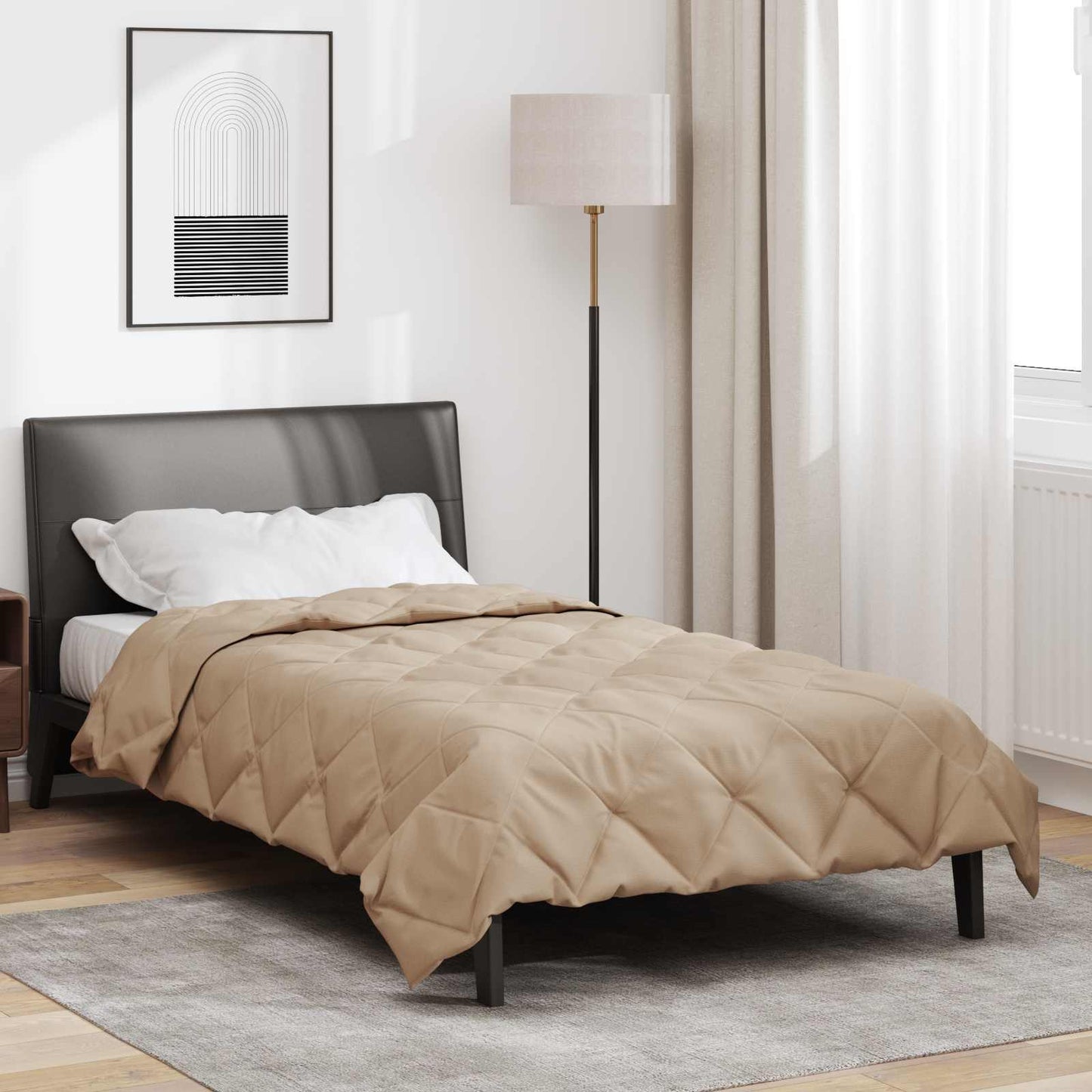 Vasaros antklodė Taupe 200 x 140 cm Mikropluoštas