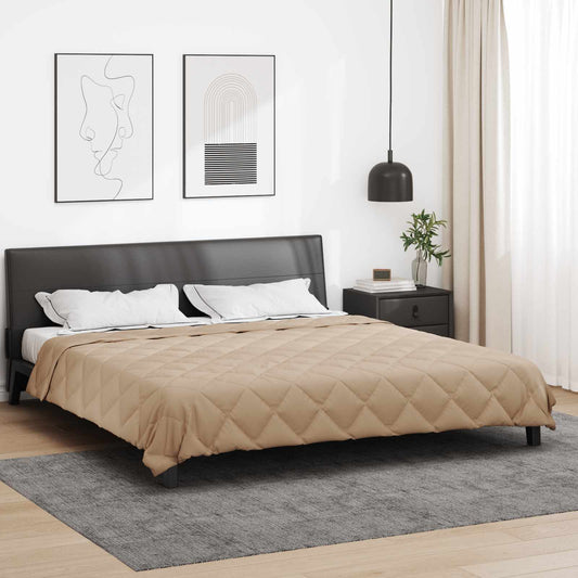 Vasaros antklodė Taupe 220 x 200 cm Mikropluoštas