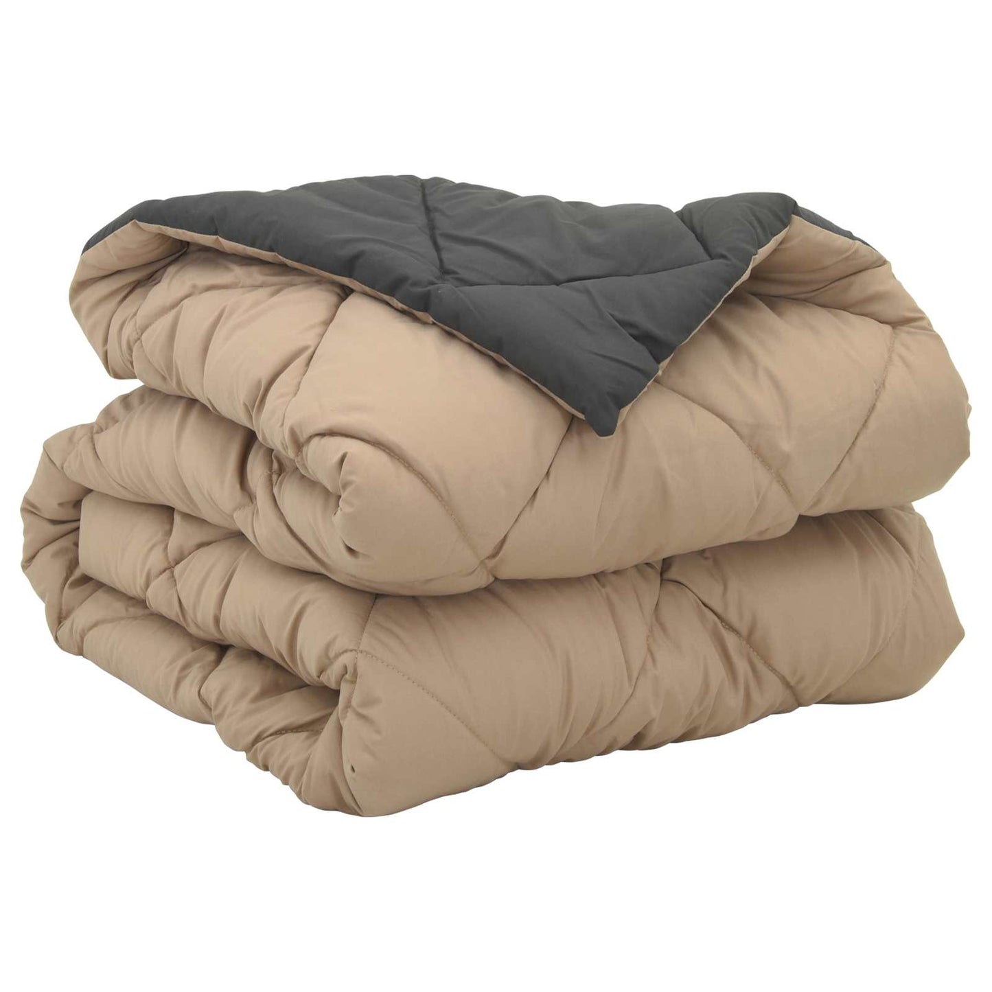 Pilna metų antklodė Antracito ir taupe 200 x 135 cm