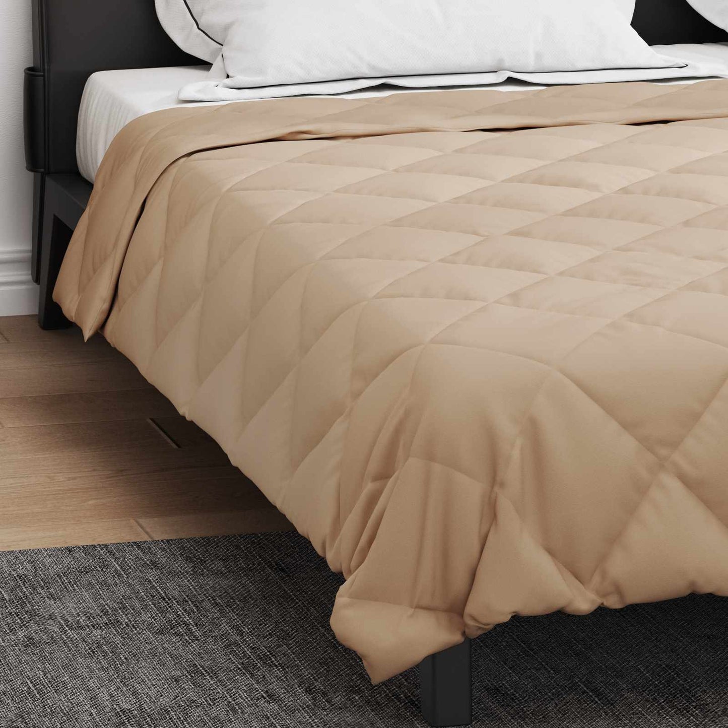 Pilna metų antklodė Taupe 220 x 260 cm Mikropluoštas