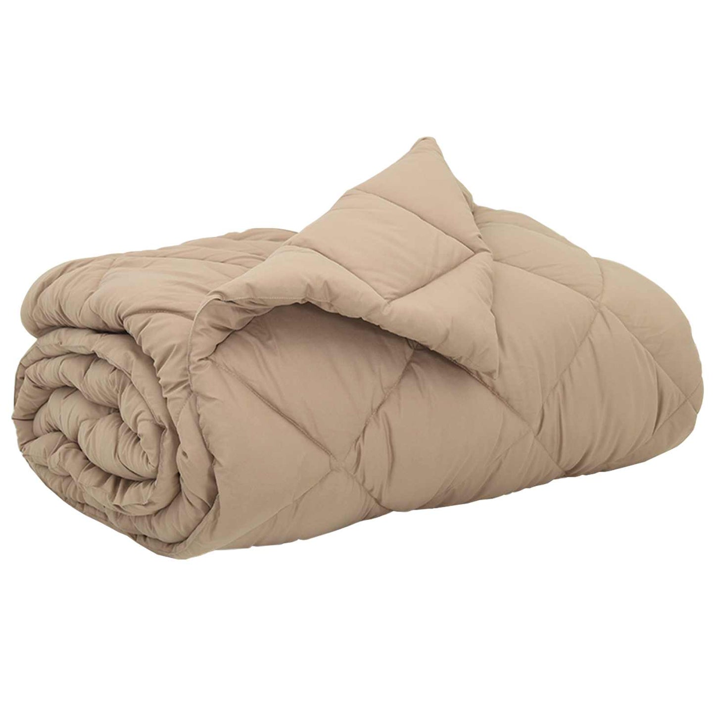 Pilna metų antklodė Taupe 220 x 260 cm Mikropluoštas