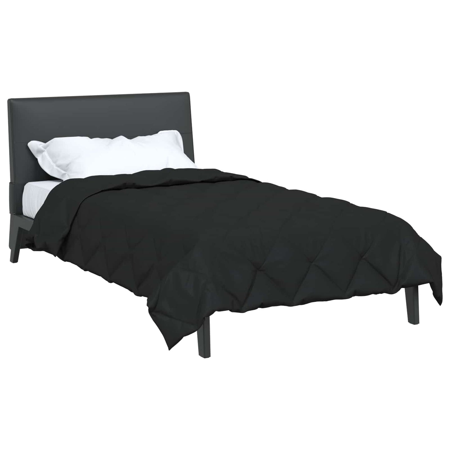 Pilna metų antklodė Juoda 220 x 135 cm Mikropluoštas