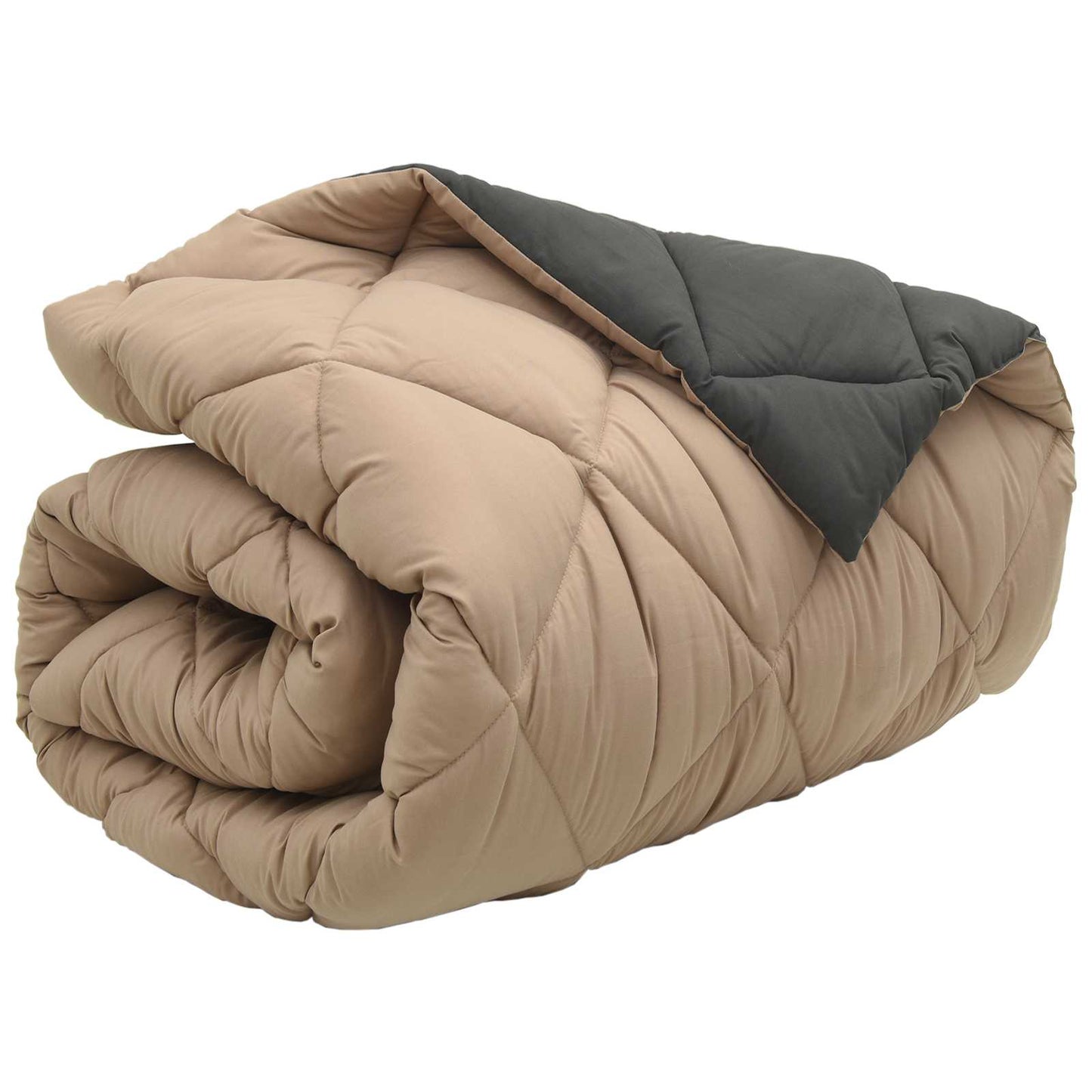 Žiemos antklodė Antracito ir taupe 200 x 140 cm Mikropluoštas