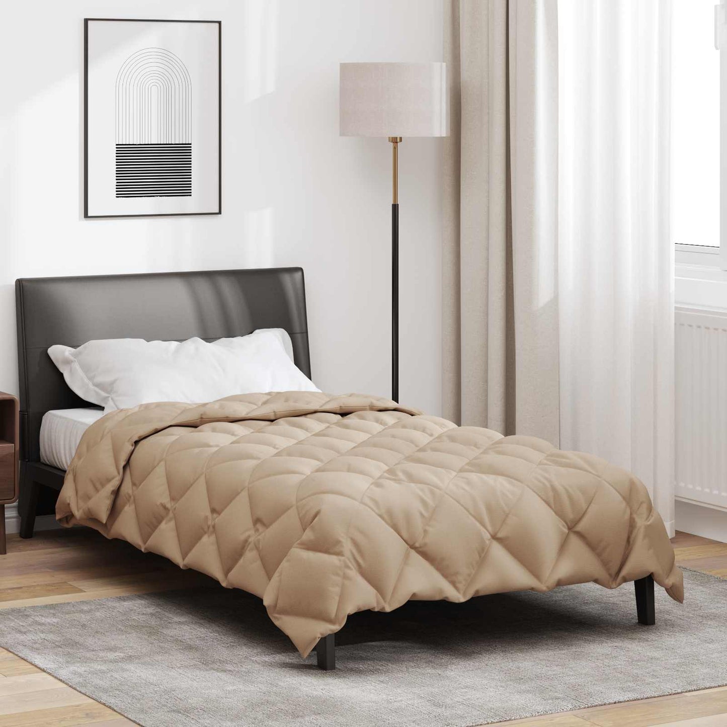 Žiemos antklodė Taupe 220 x 155 cm Mikropluoštas