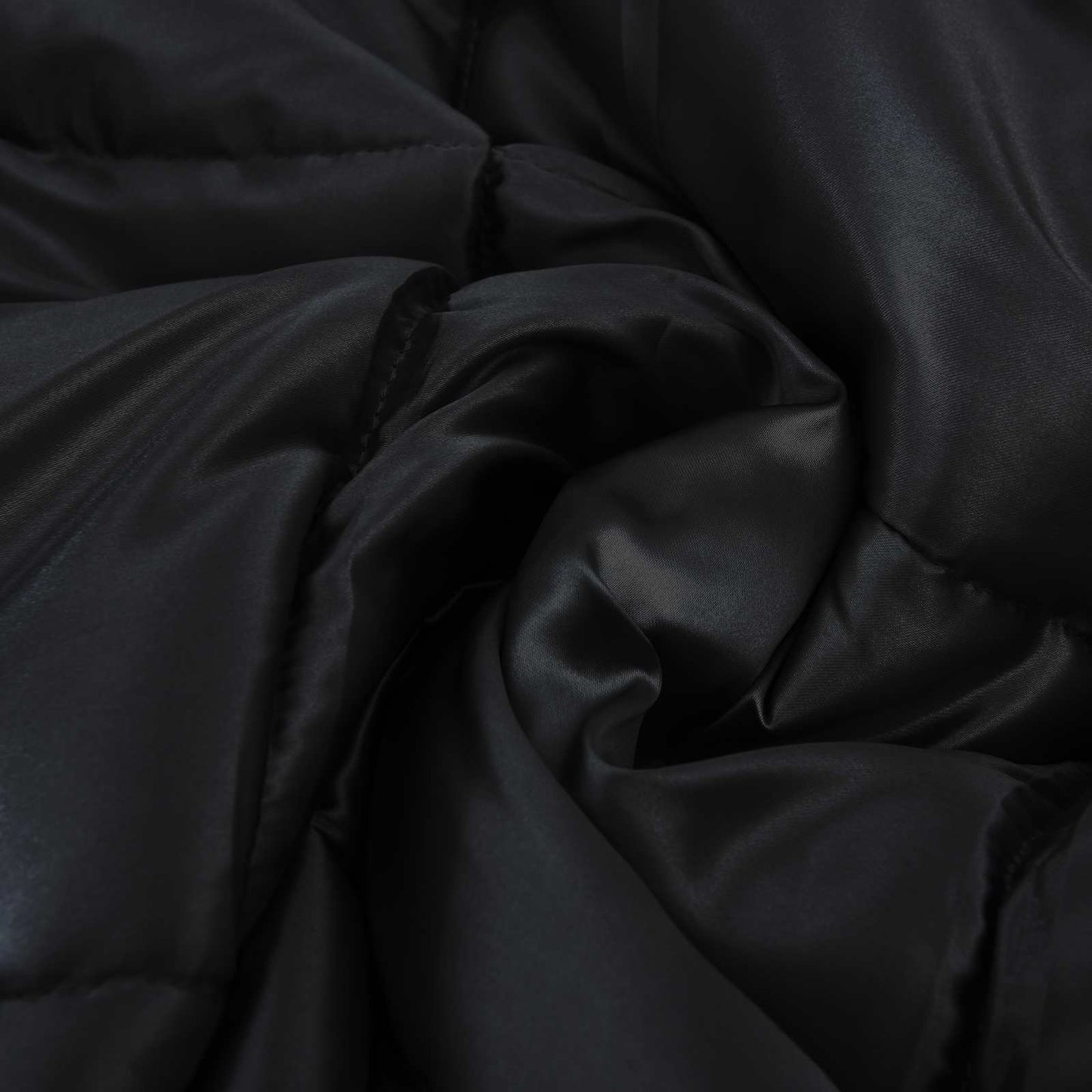 Vasaros antklodė Juoda 200 x 200 cm Satin ir mikropluoštas