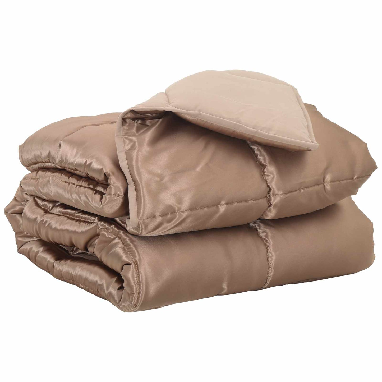 Pilna metų antklodė Auksinė 200 x 155 cm Satin ir mikropluoštas