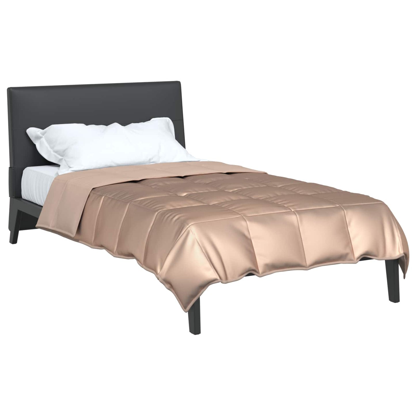 Pilna metų antklodė Auksinė 200 x 155 cm Satin ir mikropluoštas