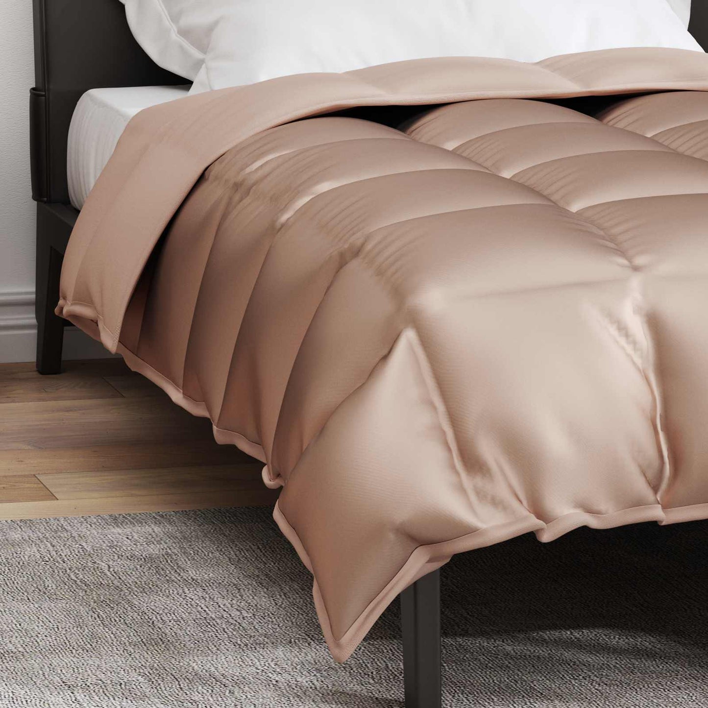 Žiemos antklodė Auksinė 220 x 135 cm Satin ir mikropluoštas