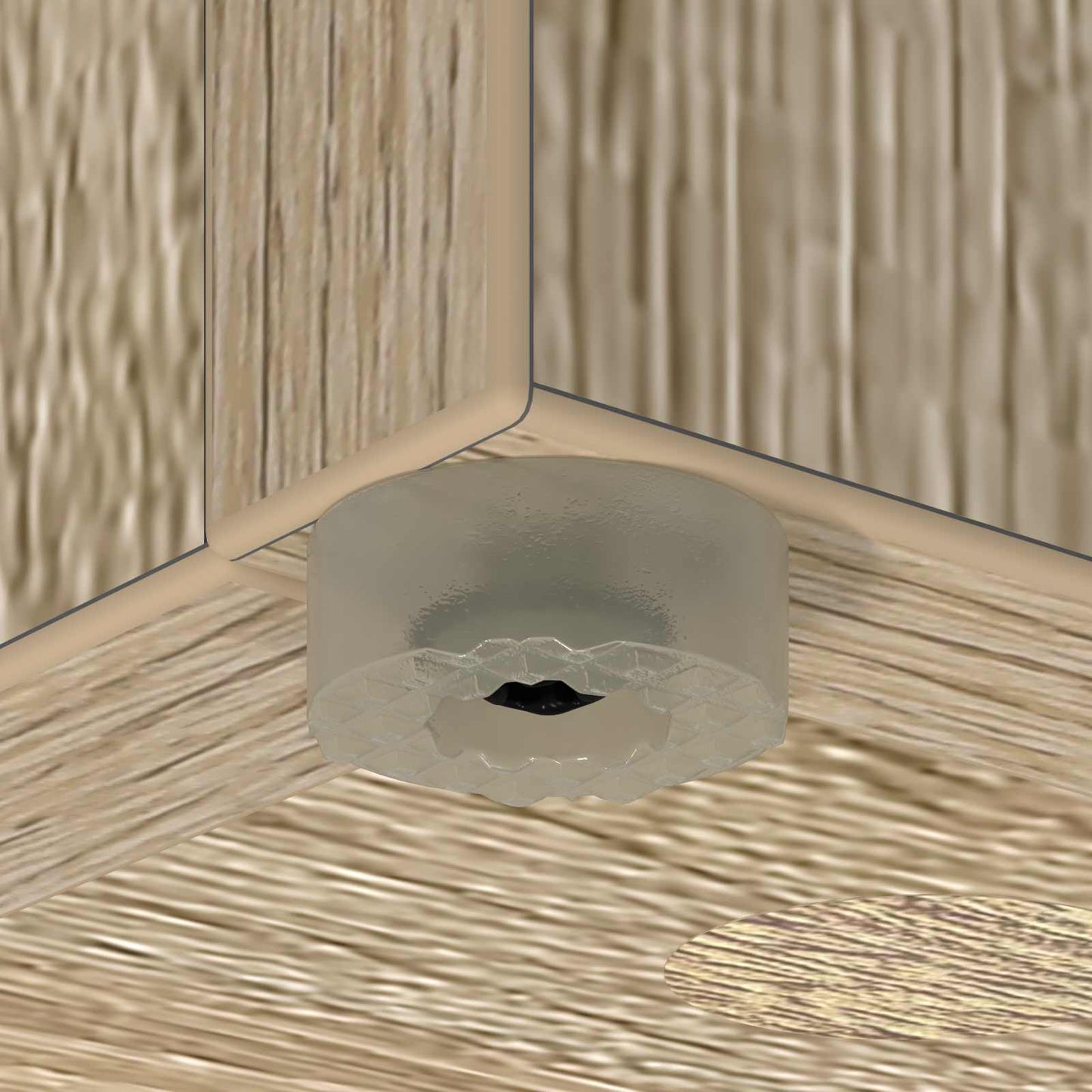 Sandėliavimo kabliukas ir laikiklis su saugykla Sonoma ąžuolas