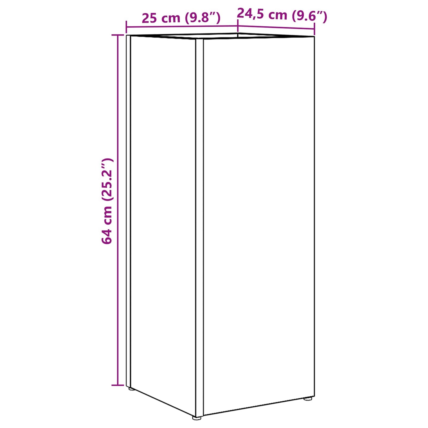 Sandėliavimo kabliukas ir laikiklis su saugykla Rūkyta ąžuolas