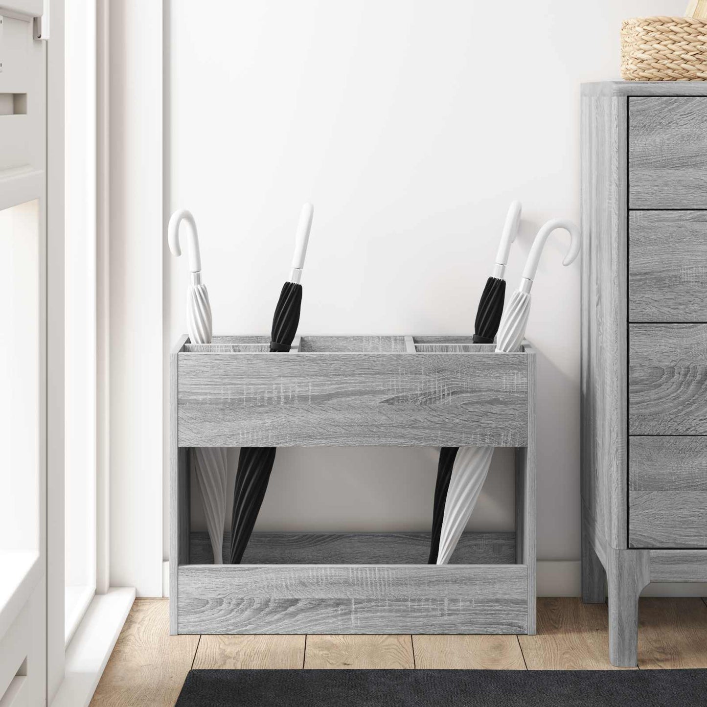 Sandėliavimo kabliukas ir laikiklis su saugykla Pilkas Sonoma