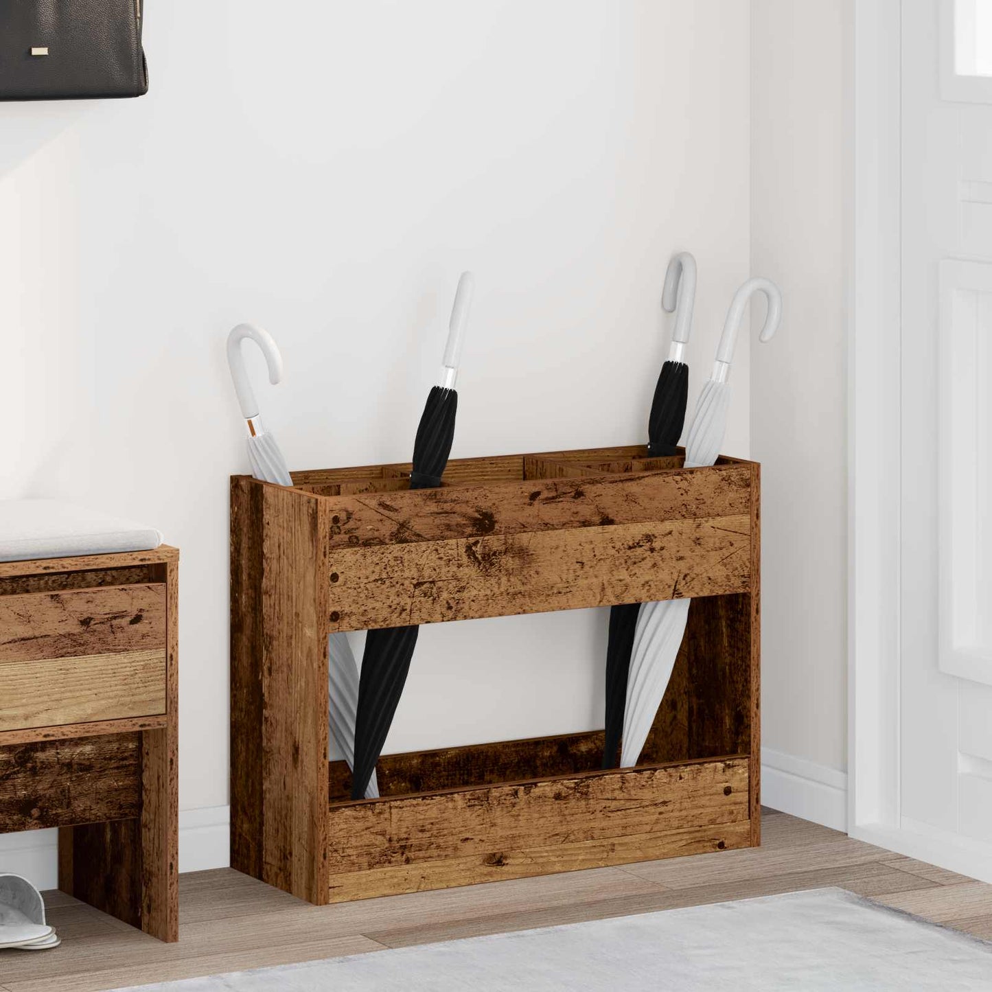 Sandėliavimo kabliukas ir laikiklis Senas medis 65 x 24 x 50 cm