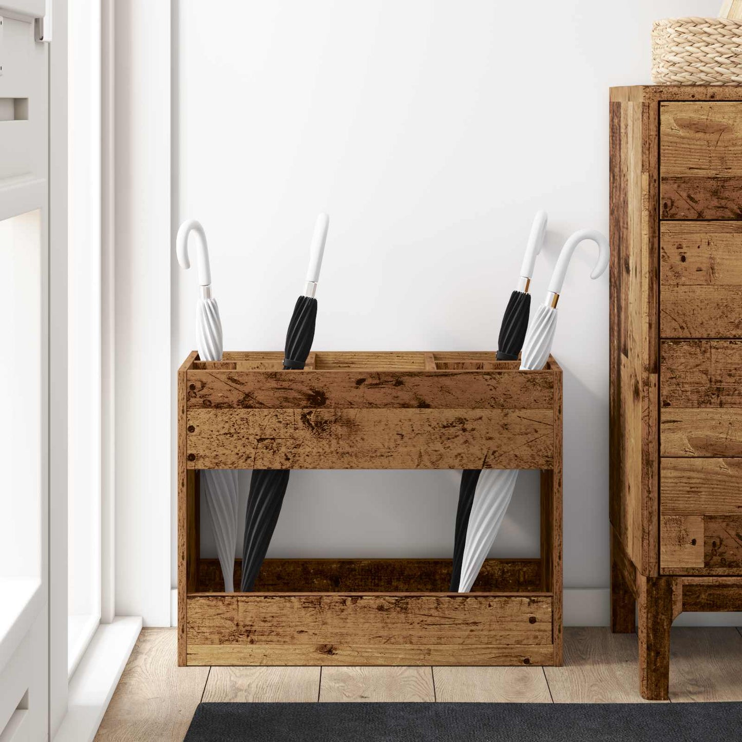 Sandėliavimo kabliukas ir laikiklis Senas medis 65 x 24 x 50 cm