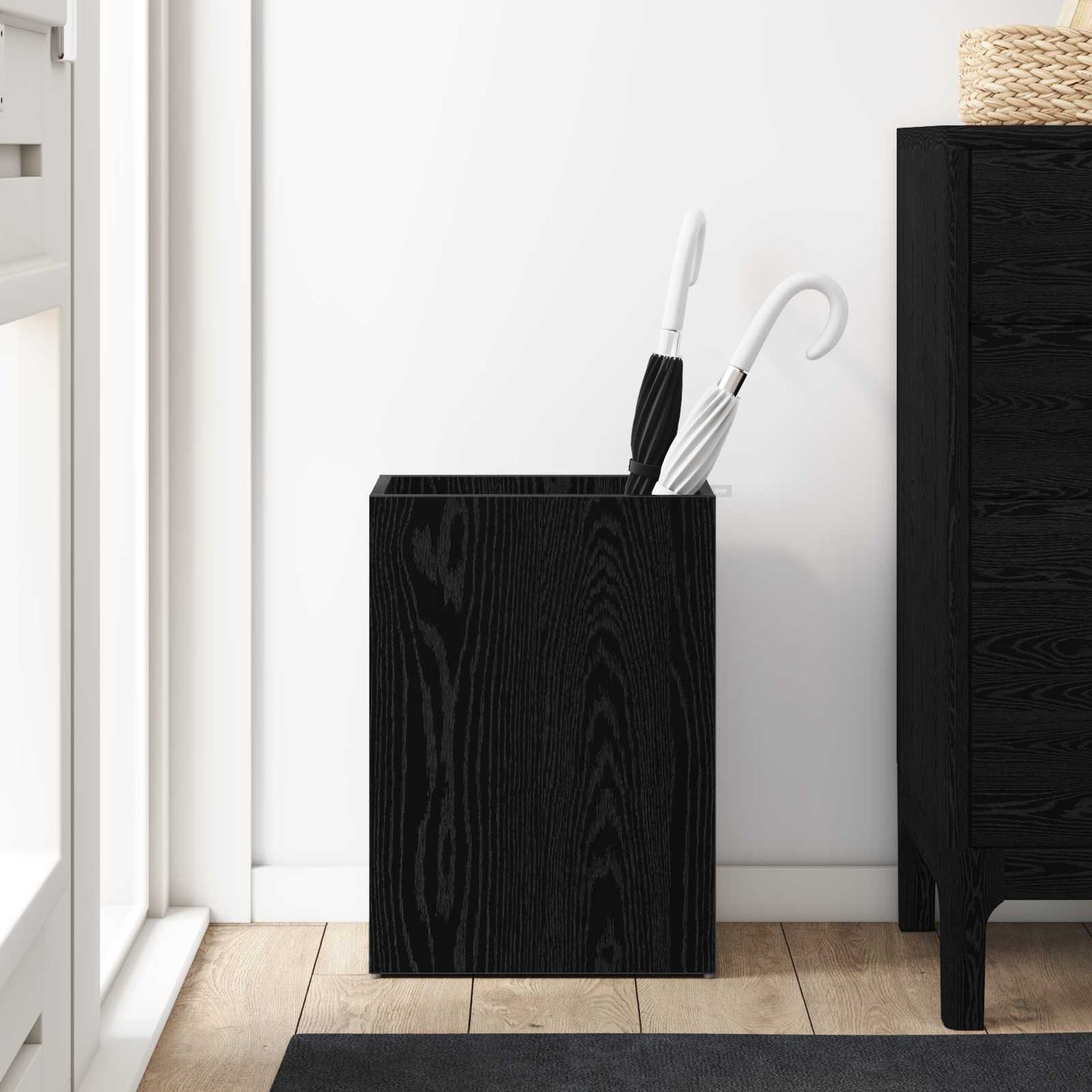 Sandėliavimo kabliukas ir laikiklis su saugykla Juodas ąžuolas