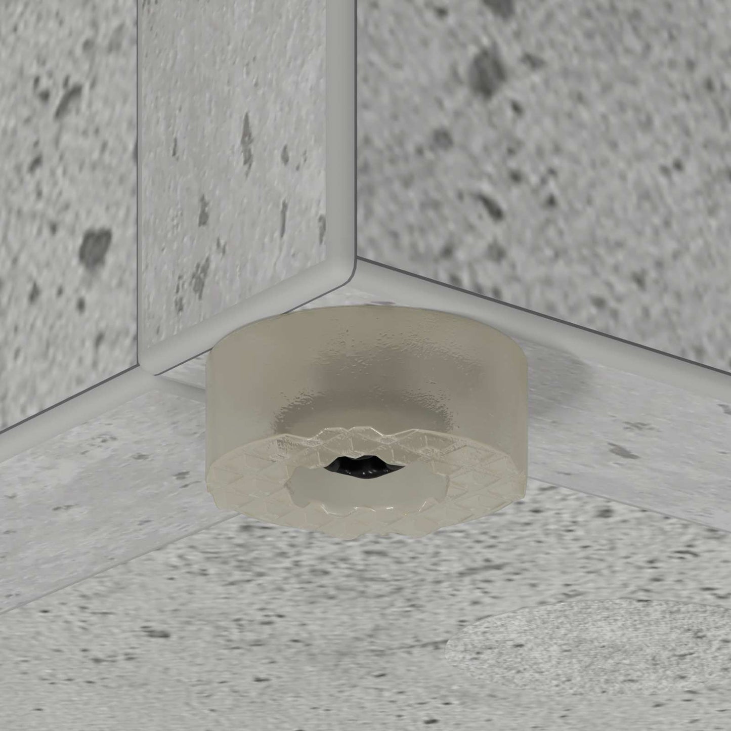 Sandėliavimo kabliukas ir laikiklis su saugykla Betono pilka