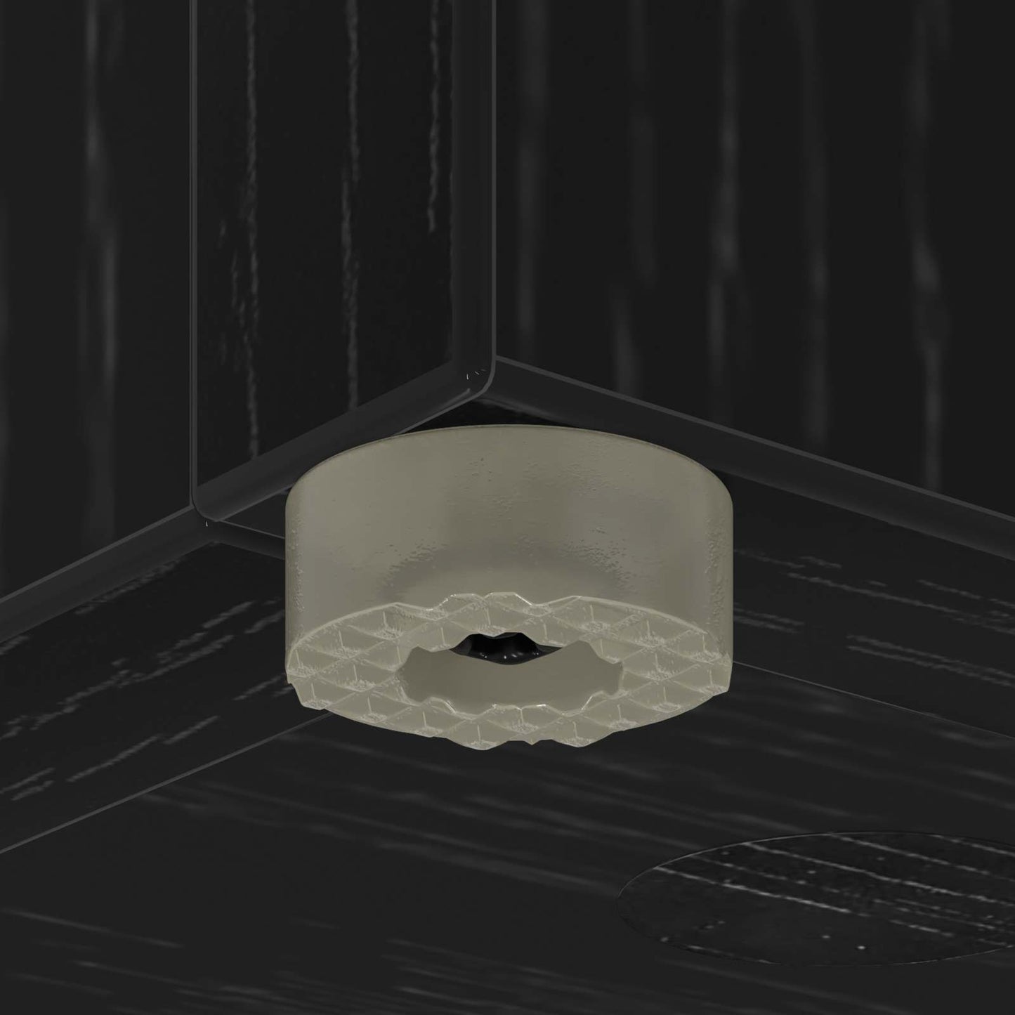 Sandėliavimo kabliukas ir laikiklis su saugykla Juodas ąžuolas