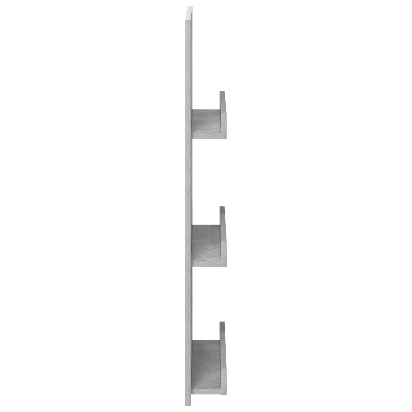 Žurnalų stovas Betono pilka 51 x 11 x 102 cm Apdirbta mediena