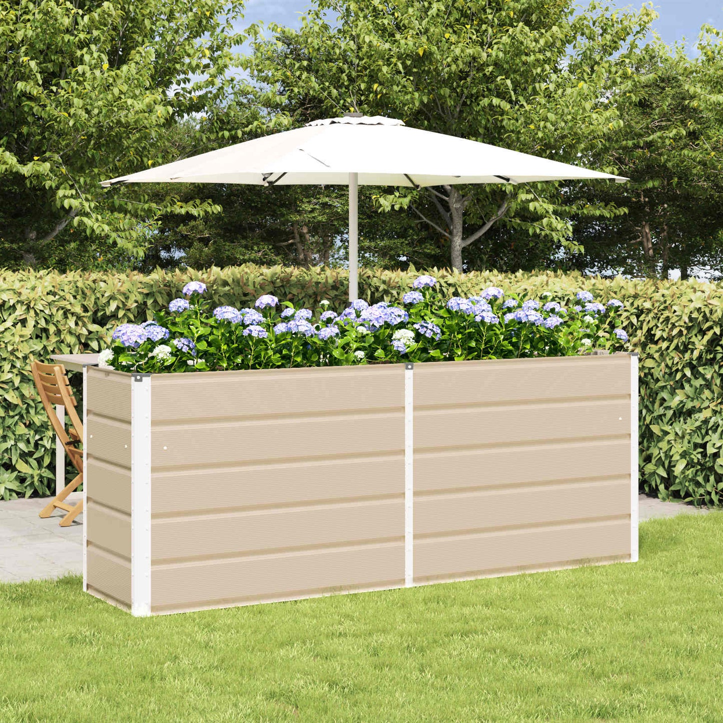 Lovelis Ivory 195 x 50 x 75 cm Cinkuota plienas