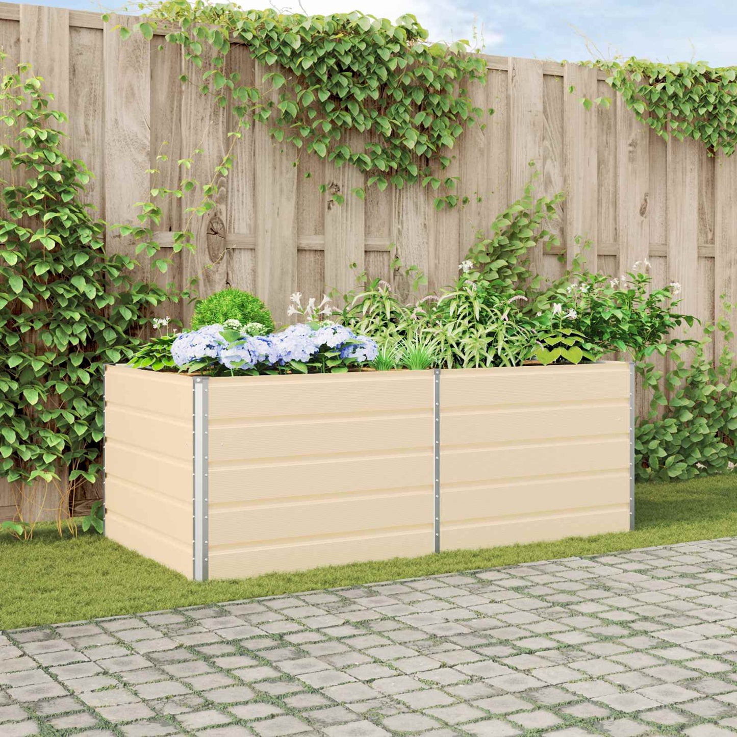 Lovelis Ivory 195 x 100 x 75 cm Cinkuota plienas