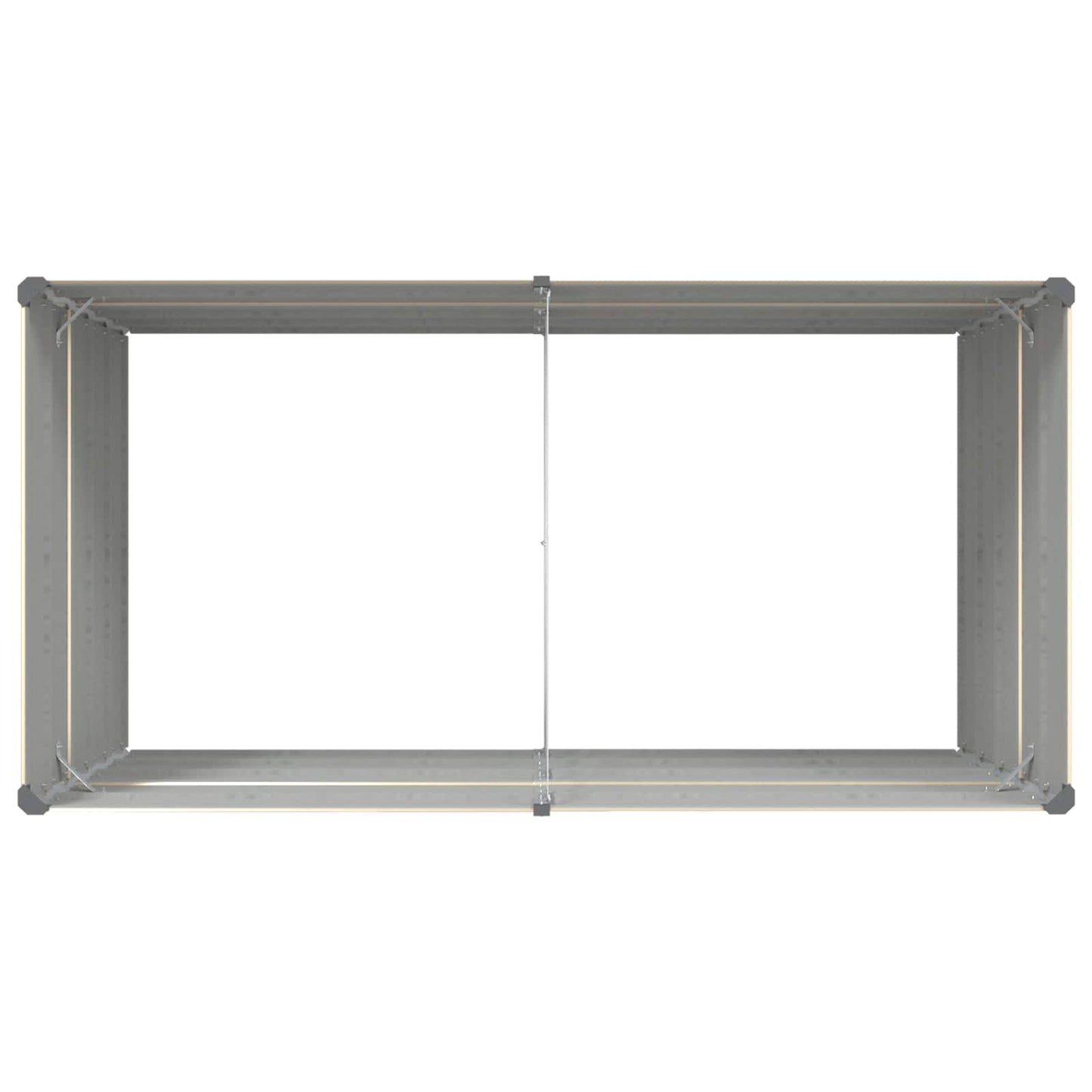 Lovelis Ivory 195 x 100 x 75 cm Cinkuota plienas