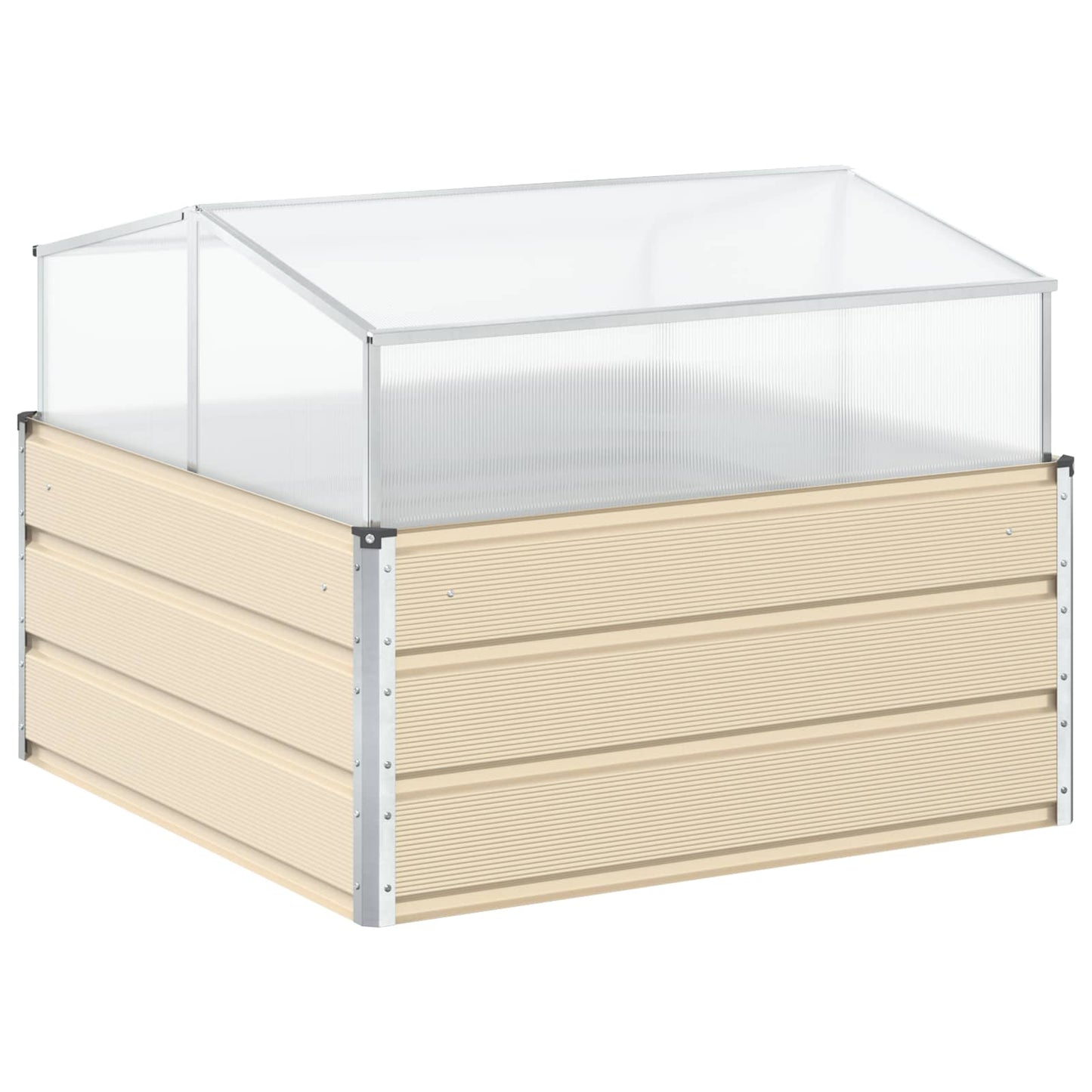 Lovelis Ivory 100 x 100 x 77 cm Cinkuota plienas