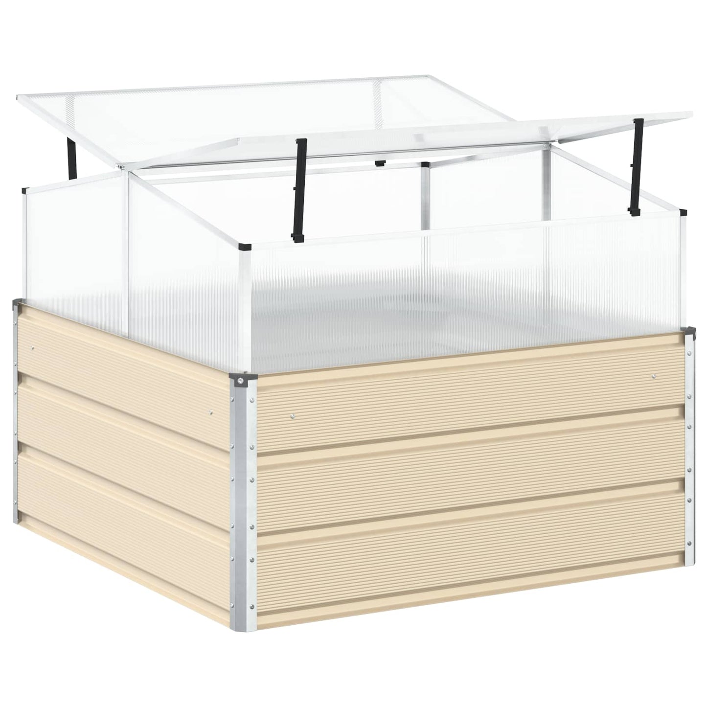 Lovelis Ivory 100 x 100 x 77 cm Cinkuota plienas