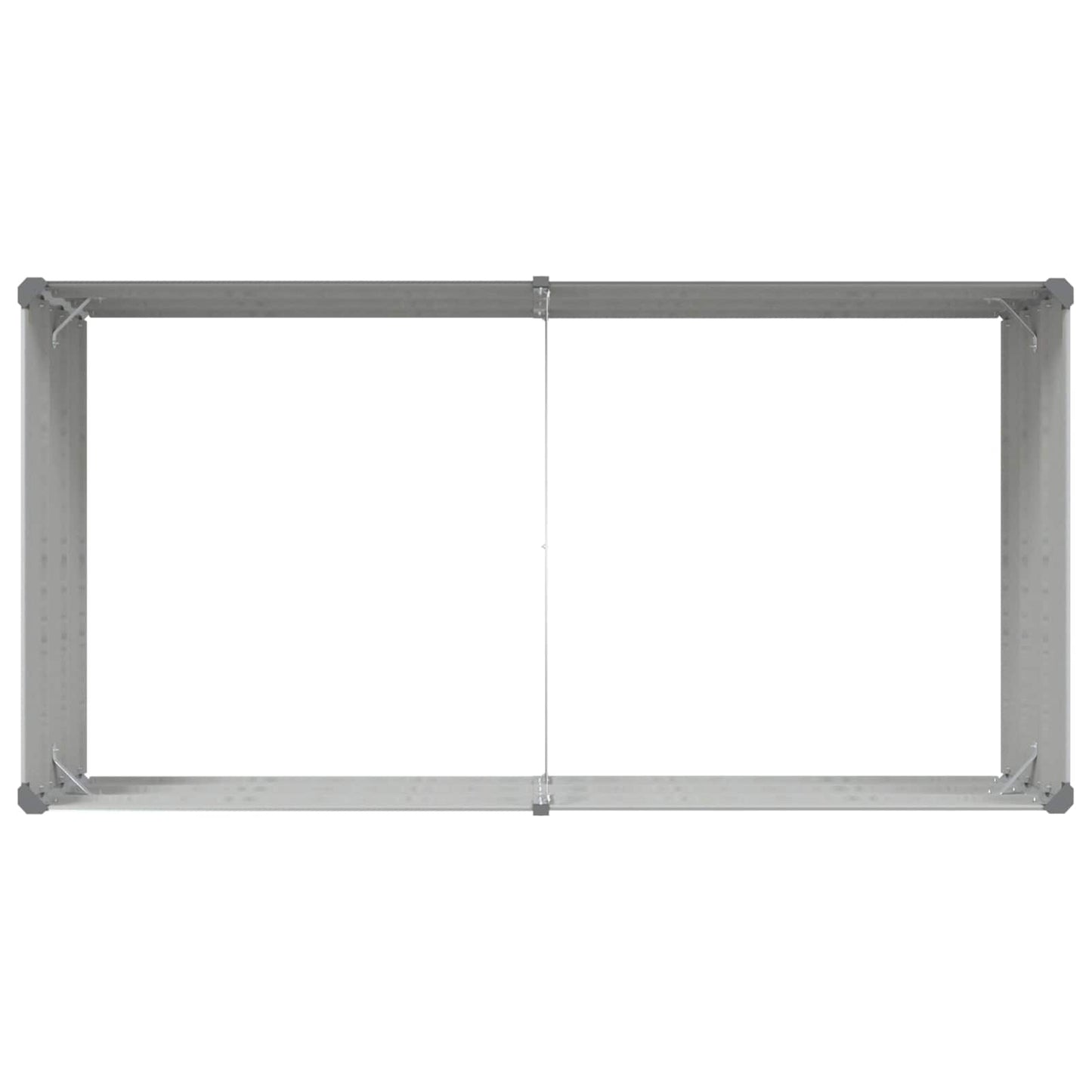 Lovelis Šviesiai pilka 195 x 100 x 45 cm Cinkuota plienas