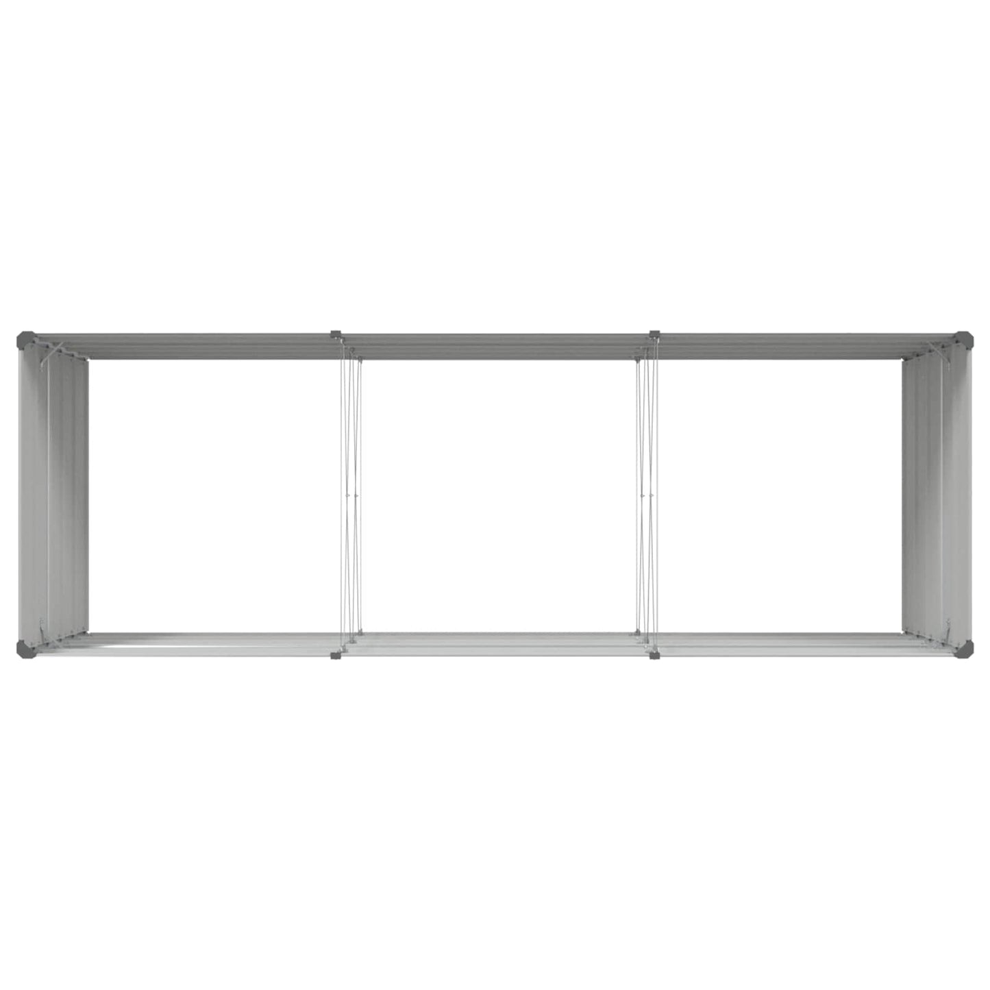 Lovelis Šviesiai pilka 195 x 100 x 45 cm Cinkuota plienas