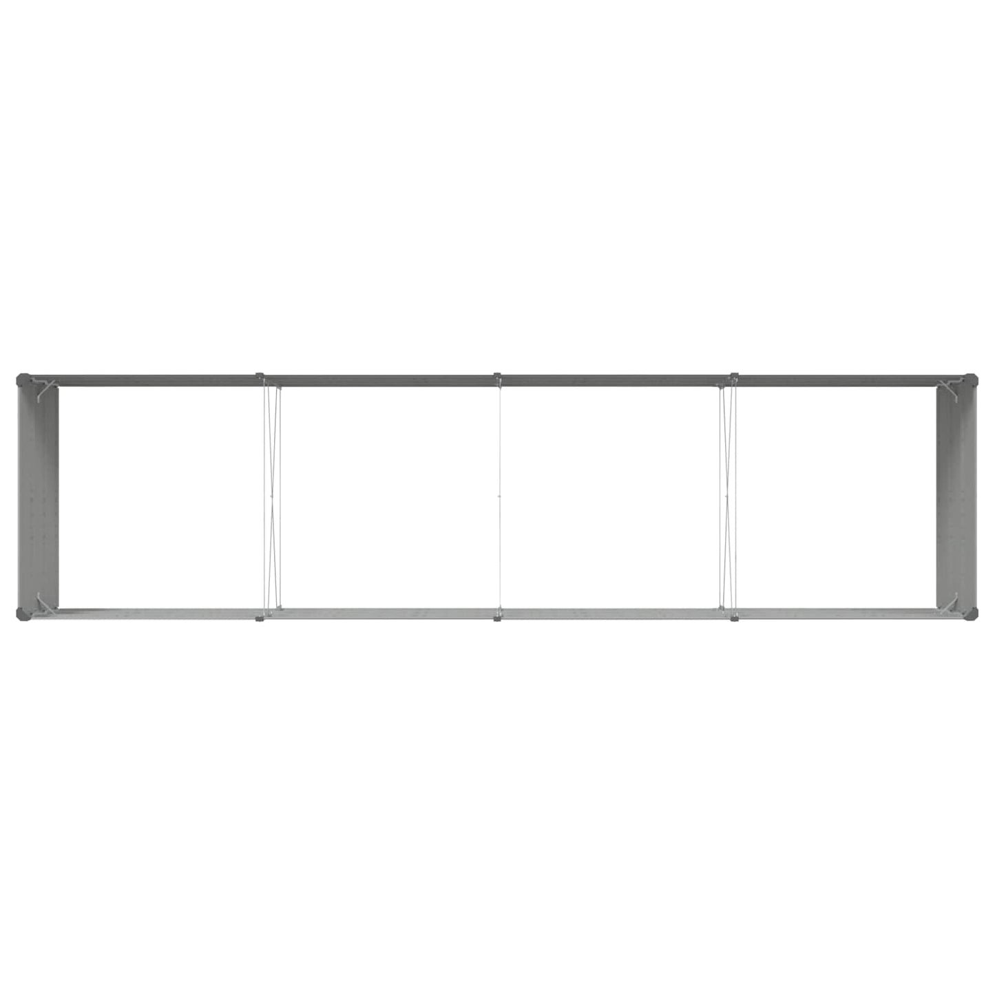 Lovelis Šviesiai pilka 195 x 100 x 45 cm Cinkuota plienas