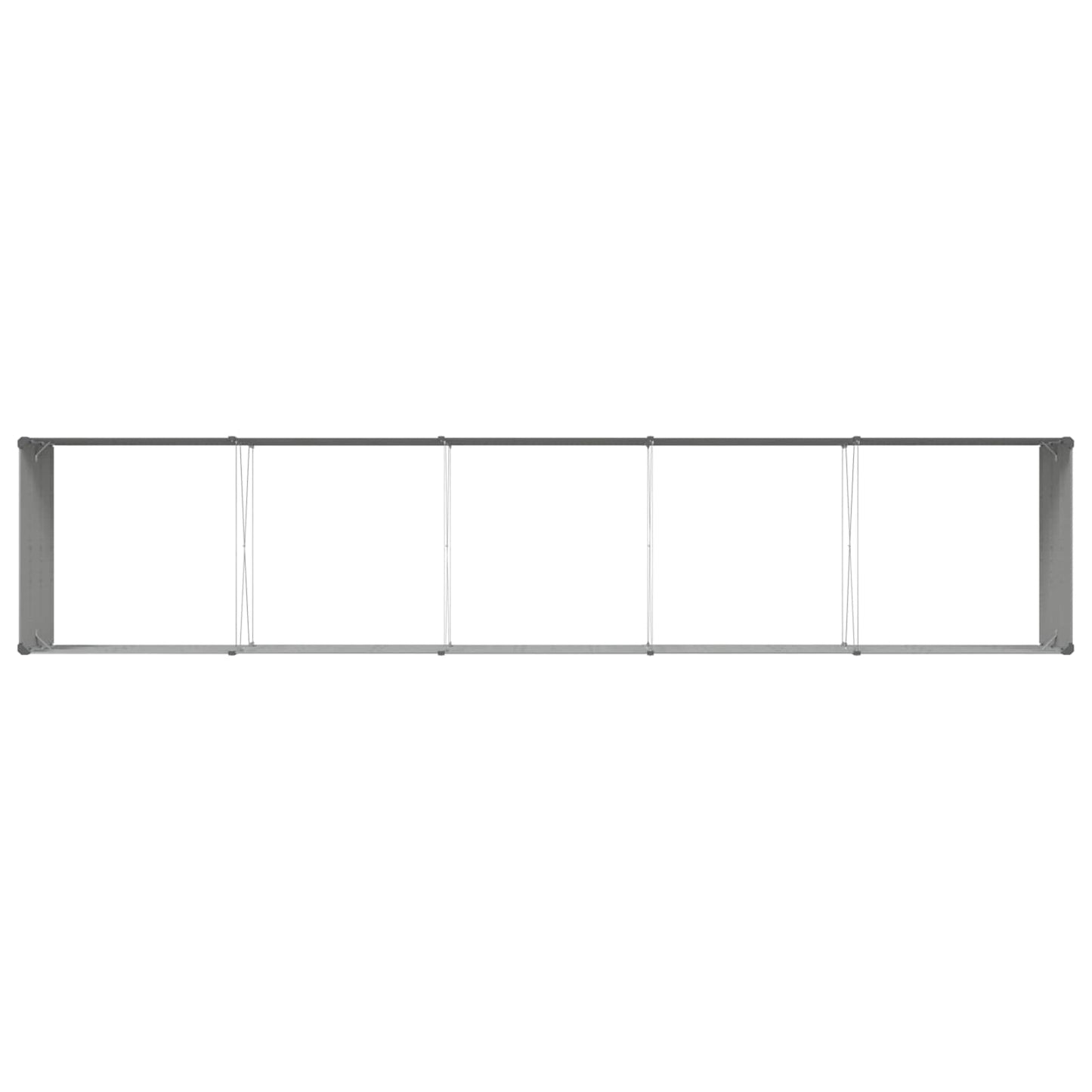 Lovelis Šviesiai pilka 195 x 100 x 45 cm Cinkuota plienas