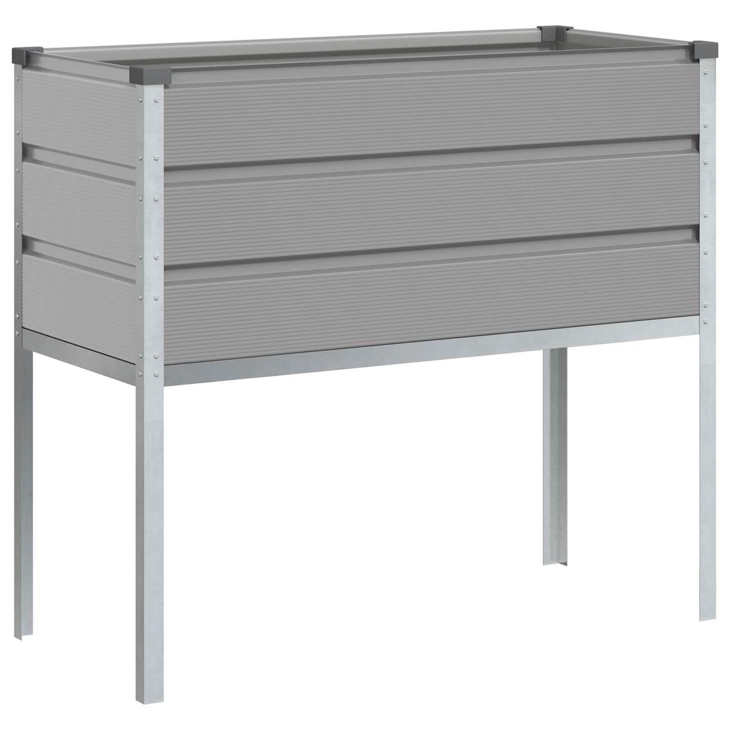 Lovelis Šviesiai pilka 100 x 45 x 90 cm Cinkuota plienas