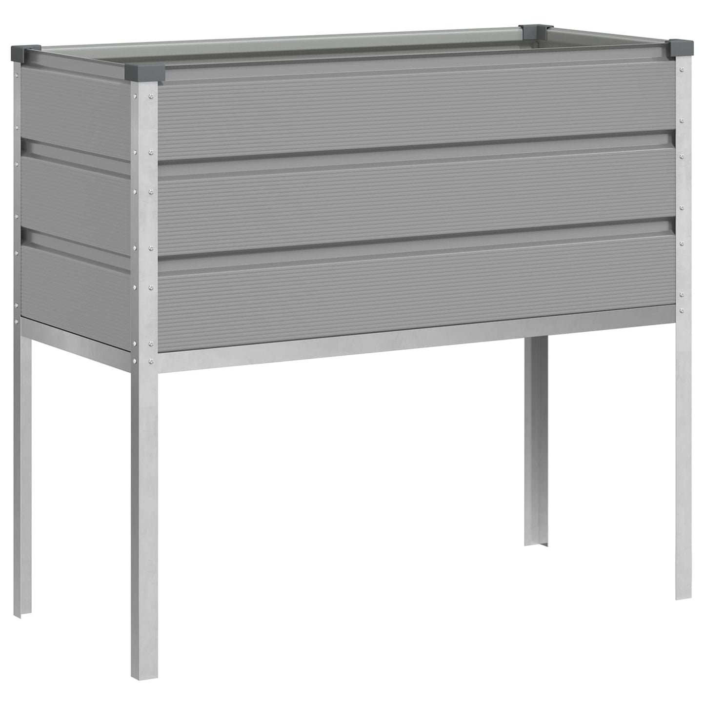 Lovelis Šviesiai pilka 100 x 45 x 90 cm Cinkuota plienas