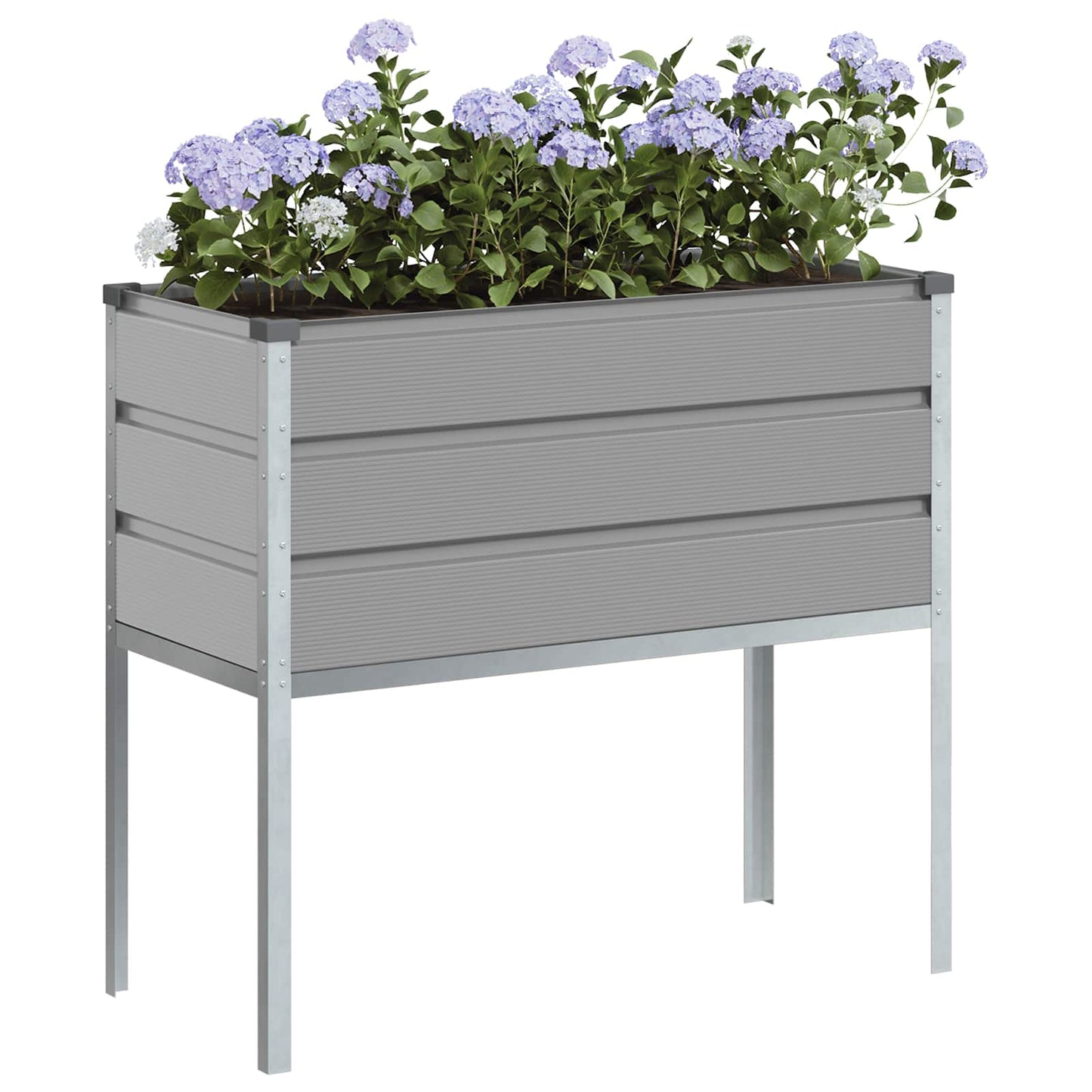 Lovelis Šviesiai pilka 100 x 45 x 90 cm Cinkuota plienas