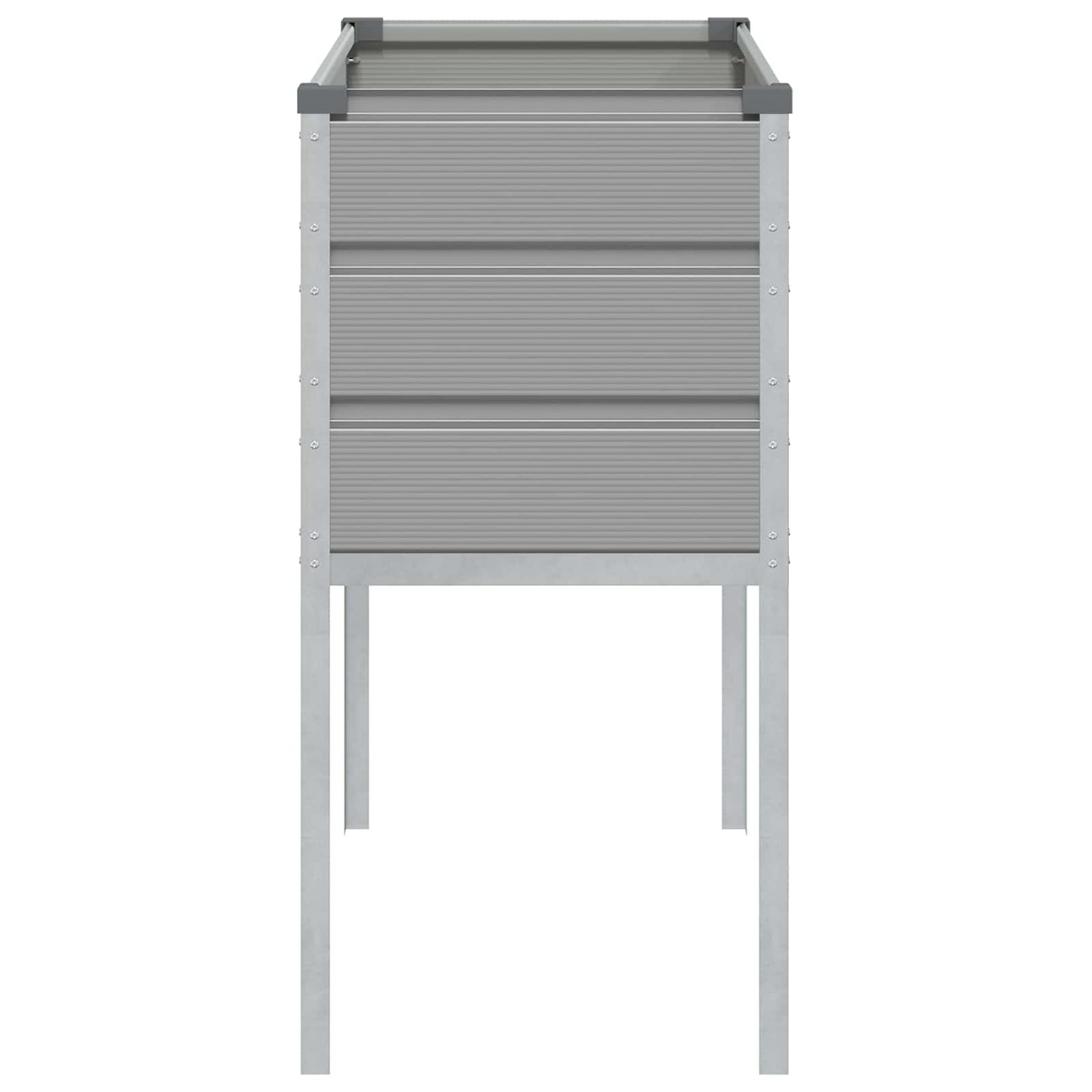 Lovelis Šviesiai pilka 100 x 45 x 90 cm Cinkuota plienas