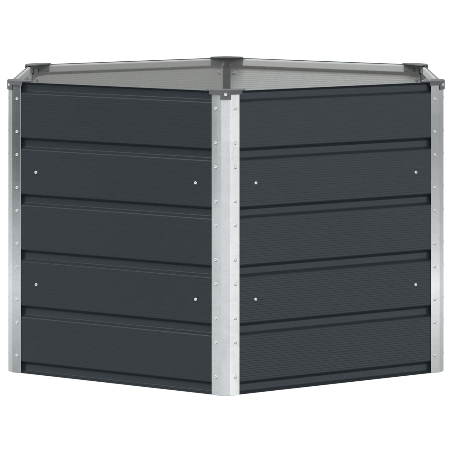 Lovelis Antracitas 129 x 129 x75 cm Plienas