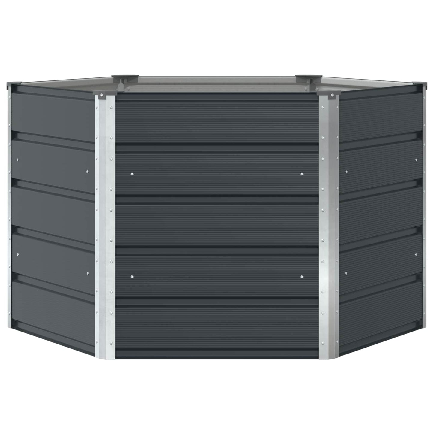 Lovelis Antracitas 129 x 129 x75 cm Plienas