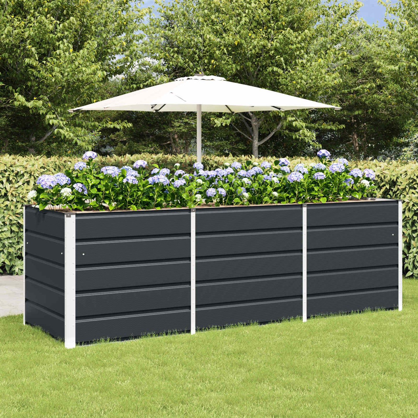 Lovelis Antracitas 240 x 80 x 75 cm Plienas