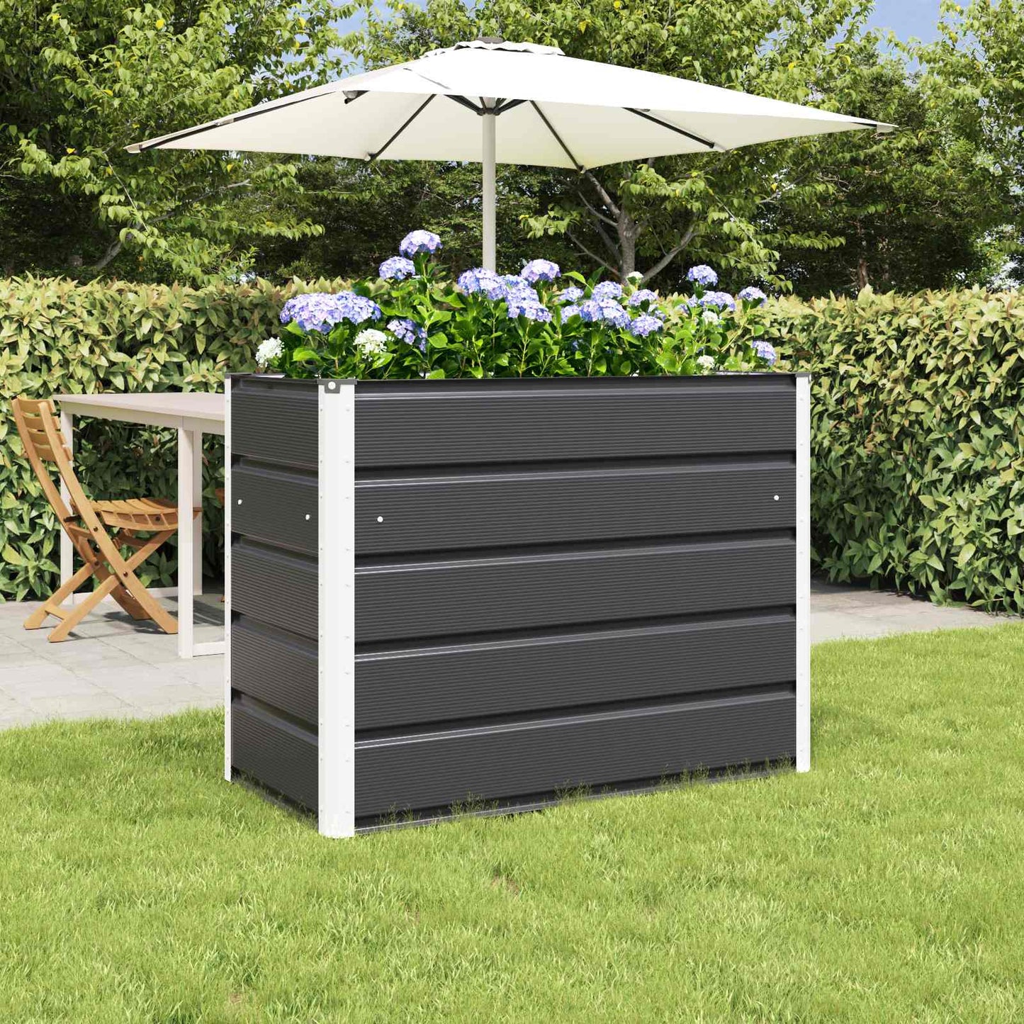 Lovelis Antracitas 100 x 50 x 75 cm Cinkuota plienas