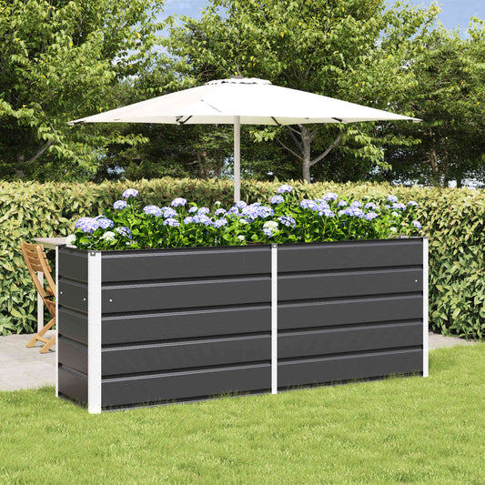 Lovelis Antracitas 195 x 50 x 75 cm Cinkuota plienas