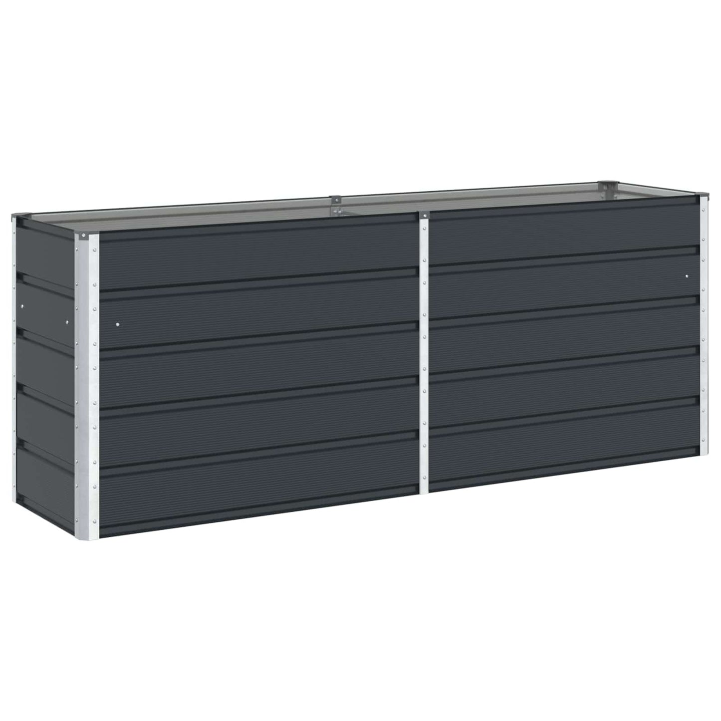 Lovelis Antracitas 195 x 50 x 75 cm Cinkuota plienas