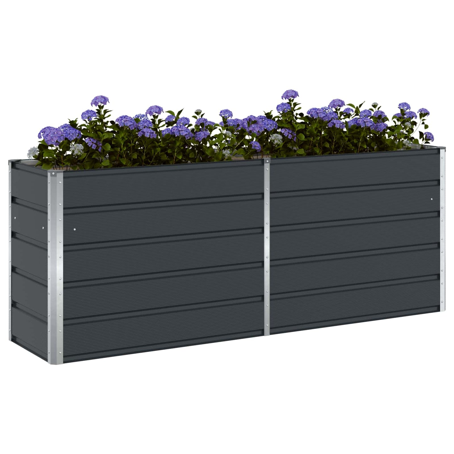 Lovelis Antracitas 195 x 50 x 75 cm Cinkuota plienas