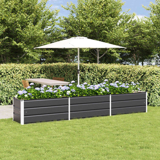 Lovelis Antracitas 290 x 50 x 45 cm Cinkuota plienas