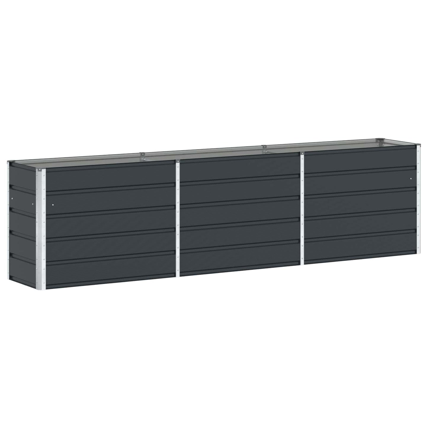 Lovelis Antracitas 290 x 50 x 75 cm Cinkuota plienas