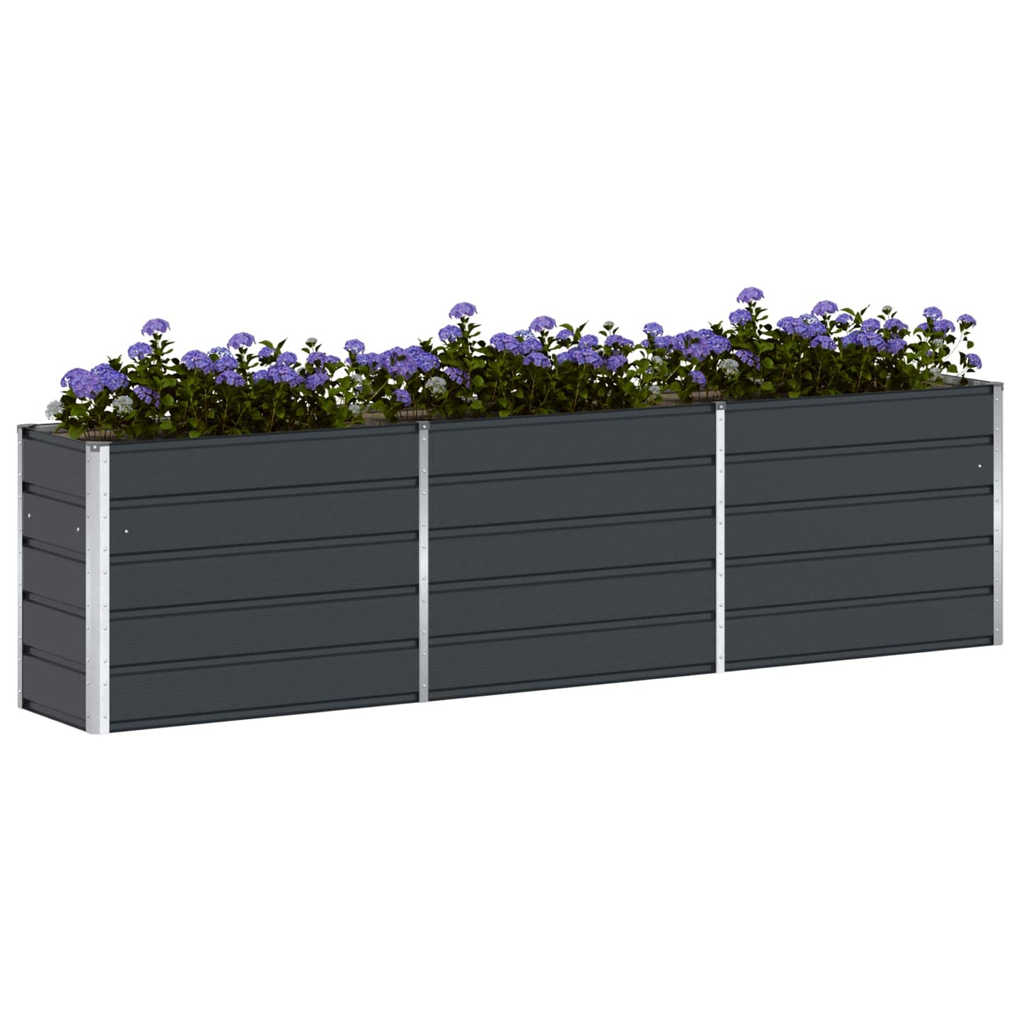 Lovelis Antracitas 290 x 50 x 75 cm Cinkuota plienas