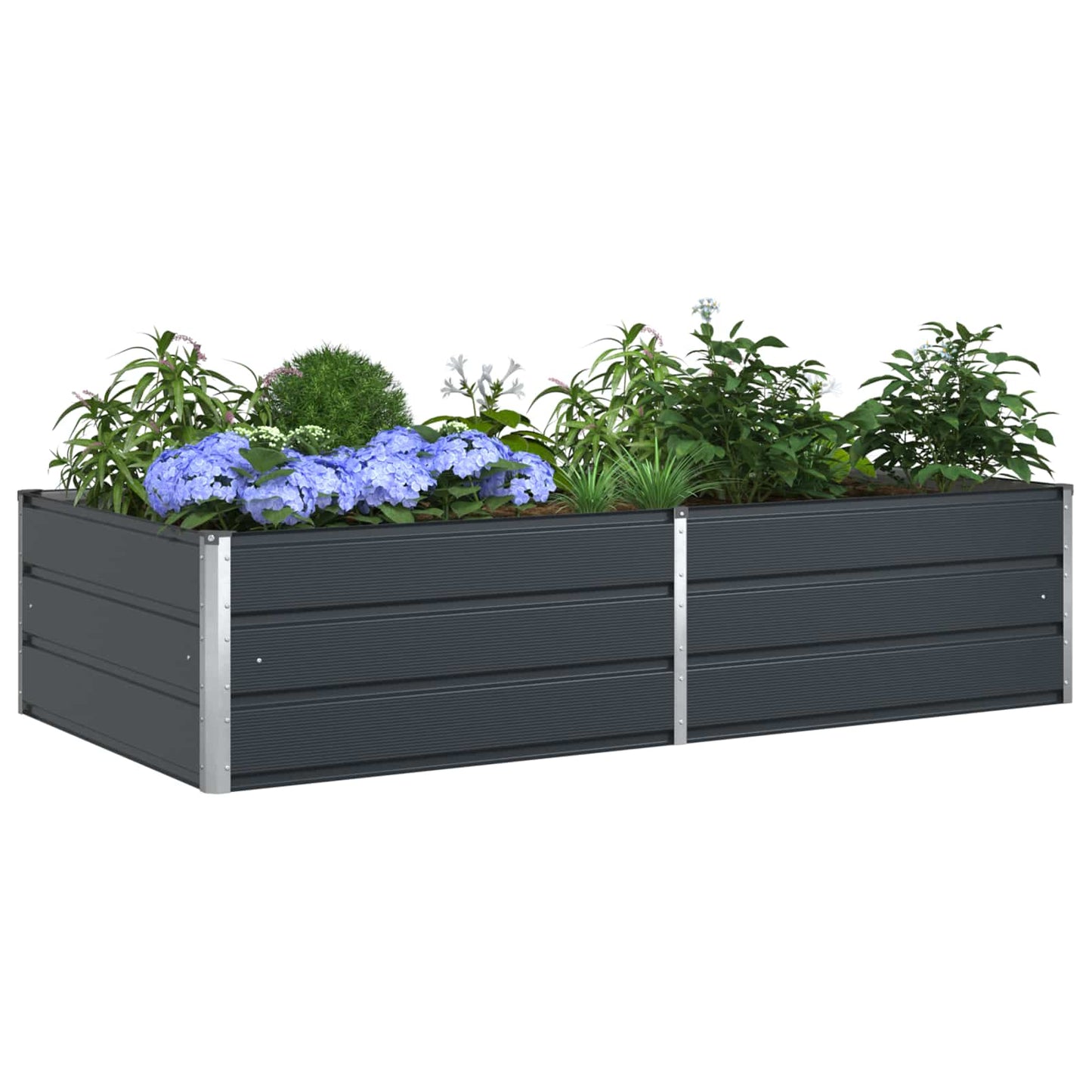 Lovelis Antracitas 195 x 100 x 45 cm Cinkuota plienas